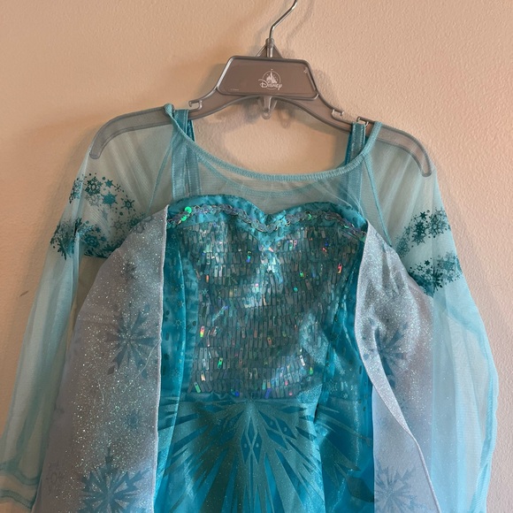 Kids Frozen-Inspired Blue Costume Dress - Picture 2 of 9